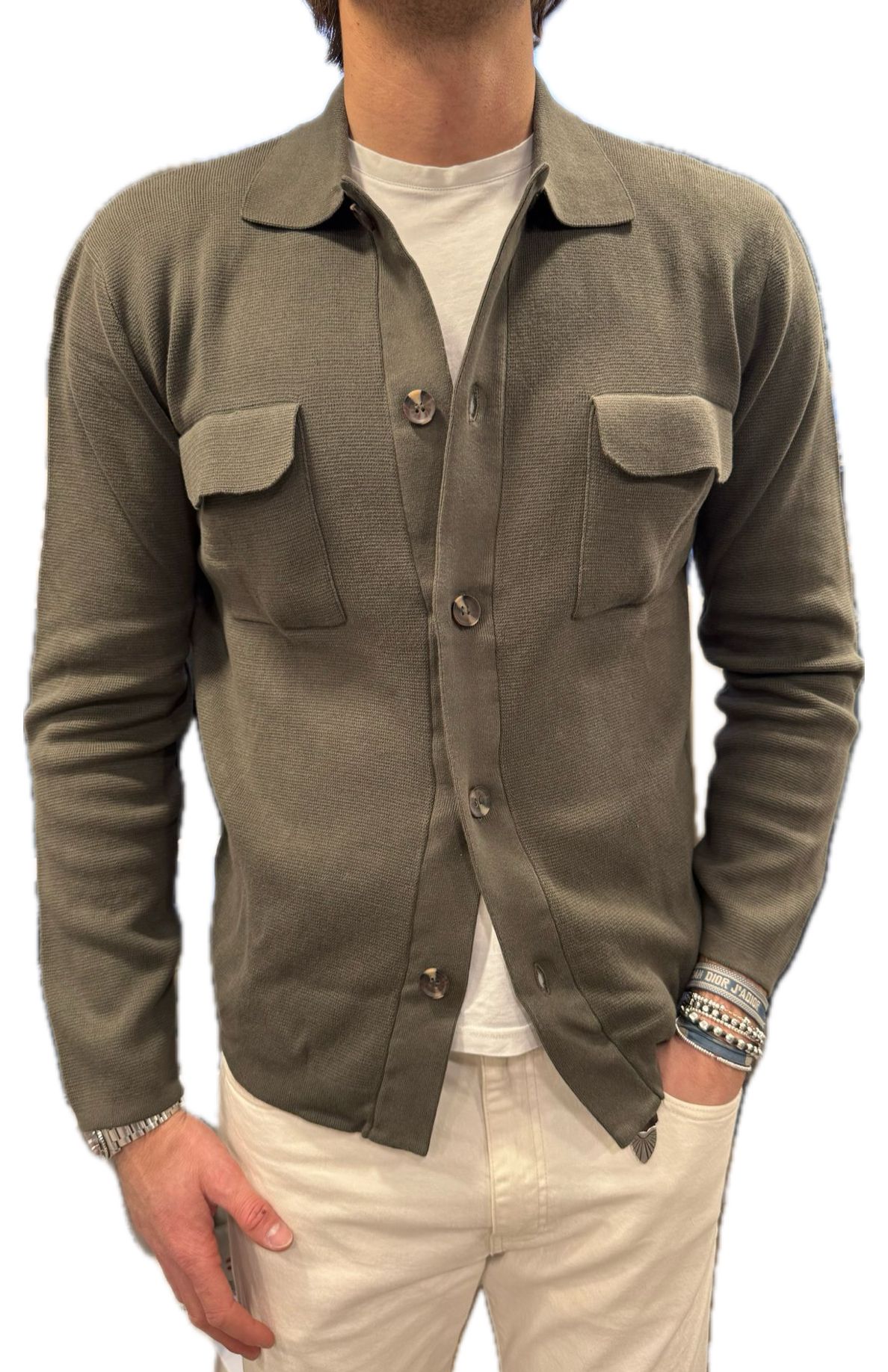 Giacca camicia in maglia Consenso