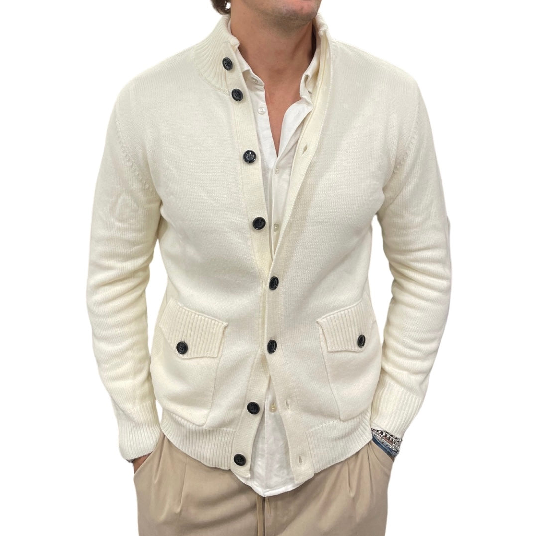 cardigan misto lana