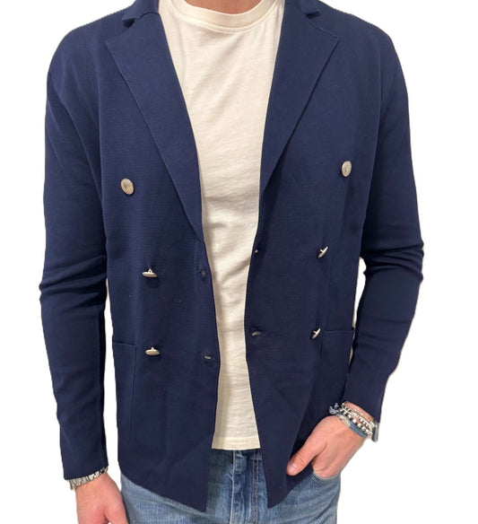 Giacca in maglia puro cotone