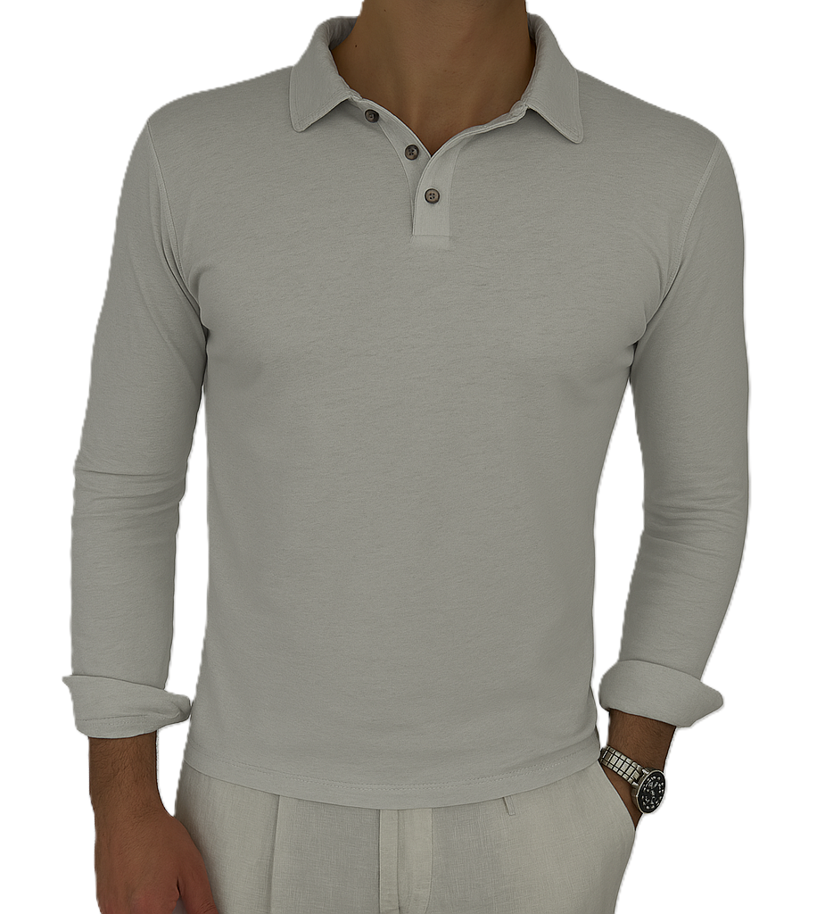 Polo camicia Homeward tre bottoni Jersey