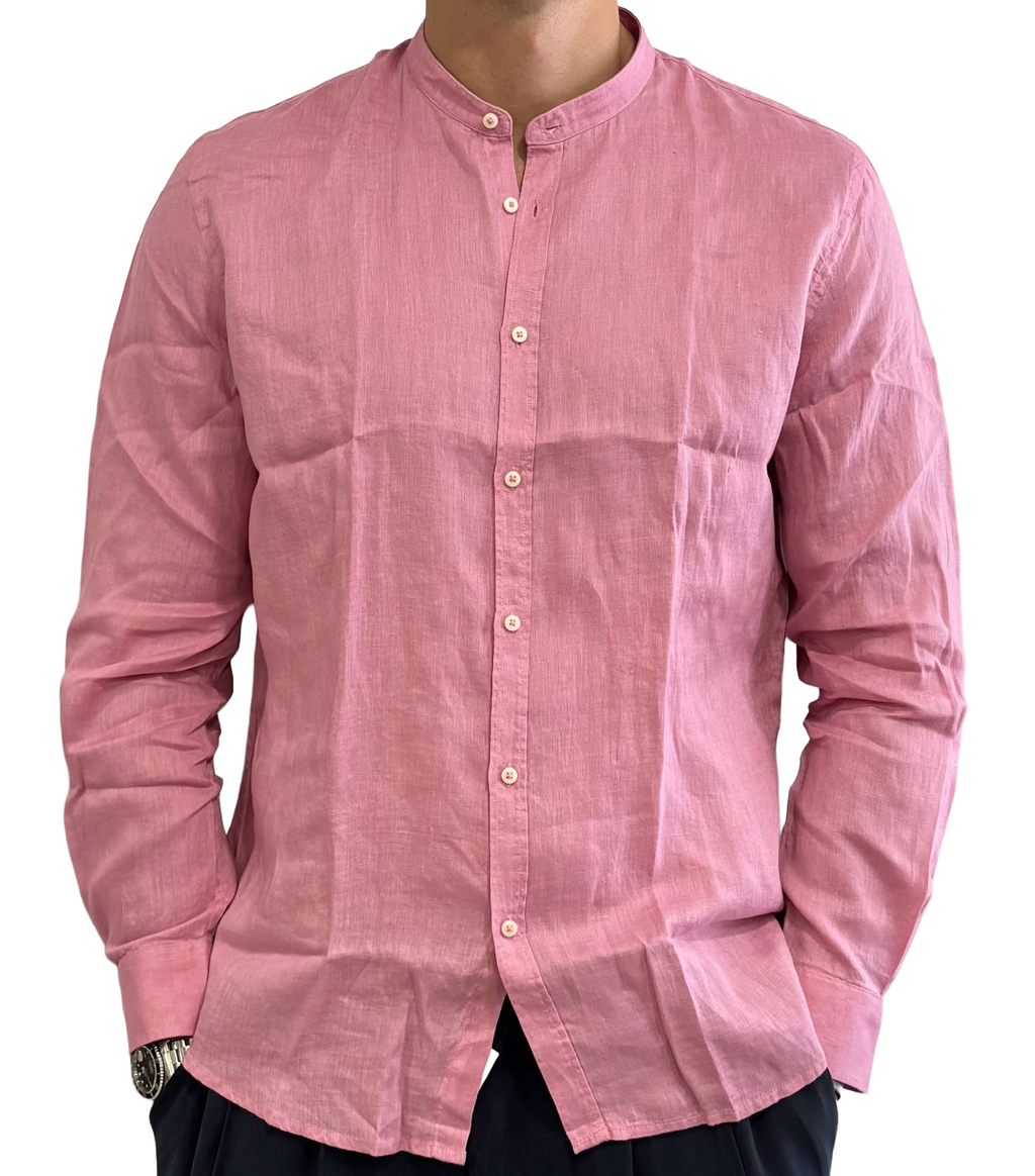 Camicia puo lino colletto coreano