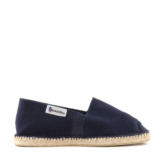 Espadrilles lona blu