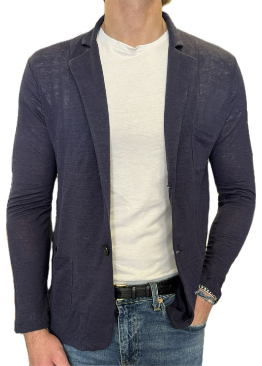 Giacca in maglia 100% canapa