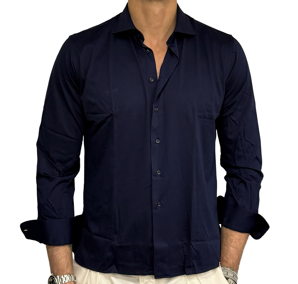 Extra-fine jersey polo shirt
