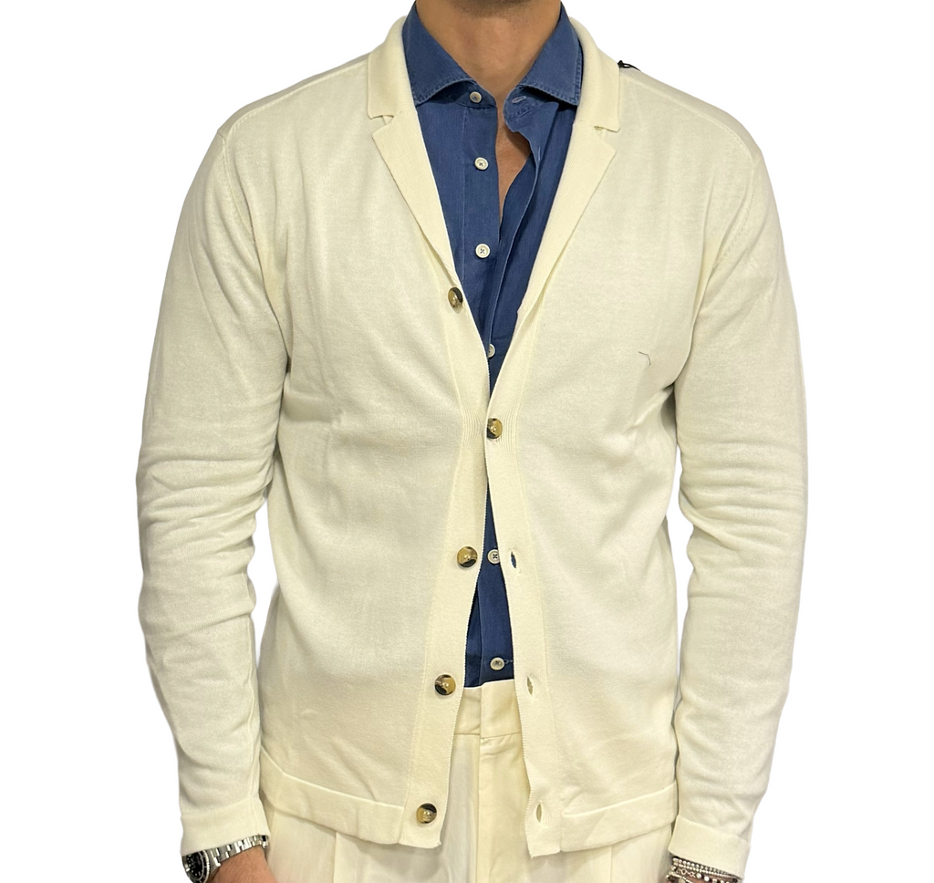 Cotton knit jacket