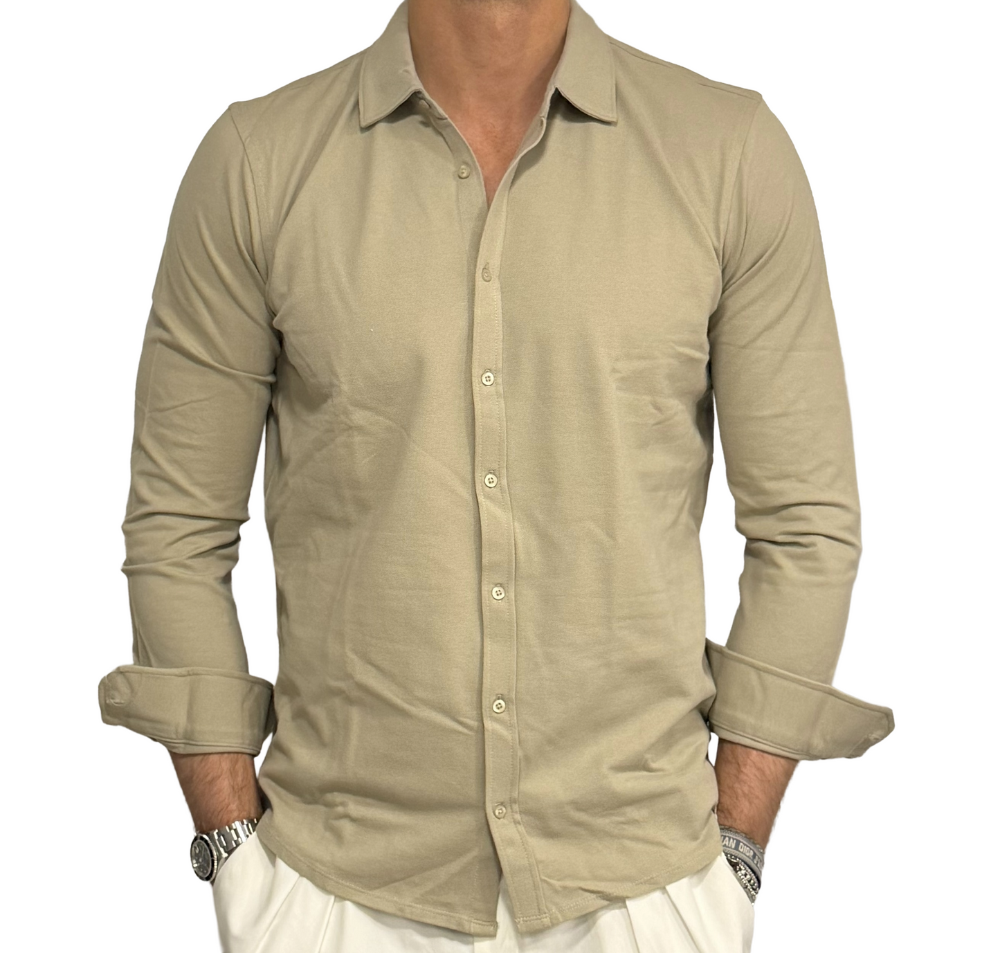 Polo shirt in piqué