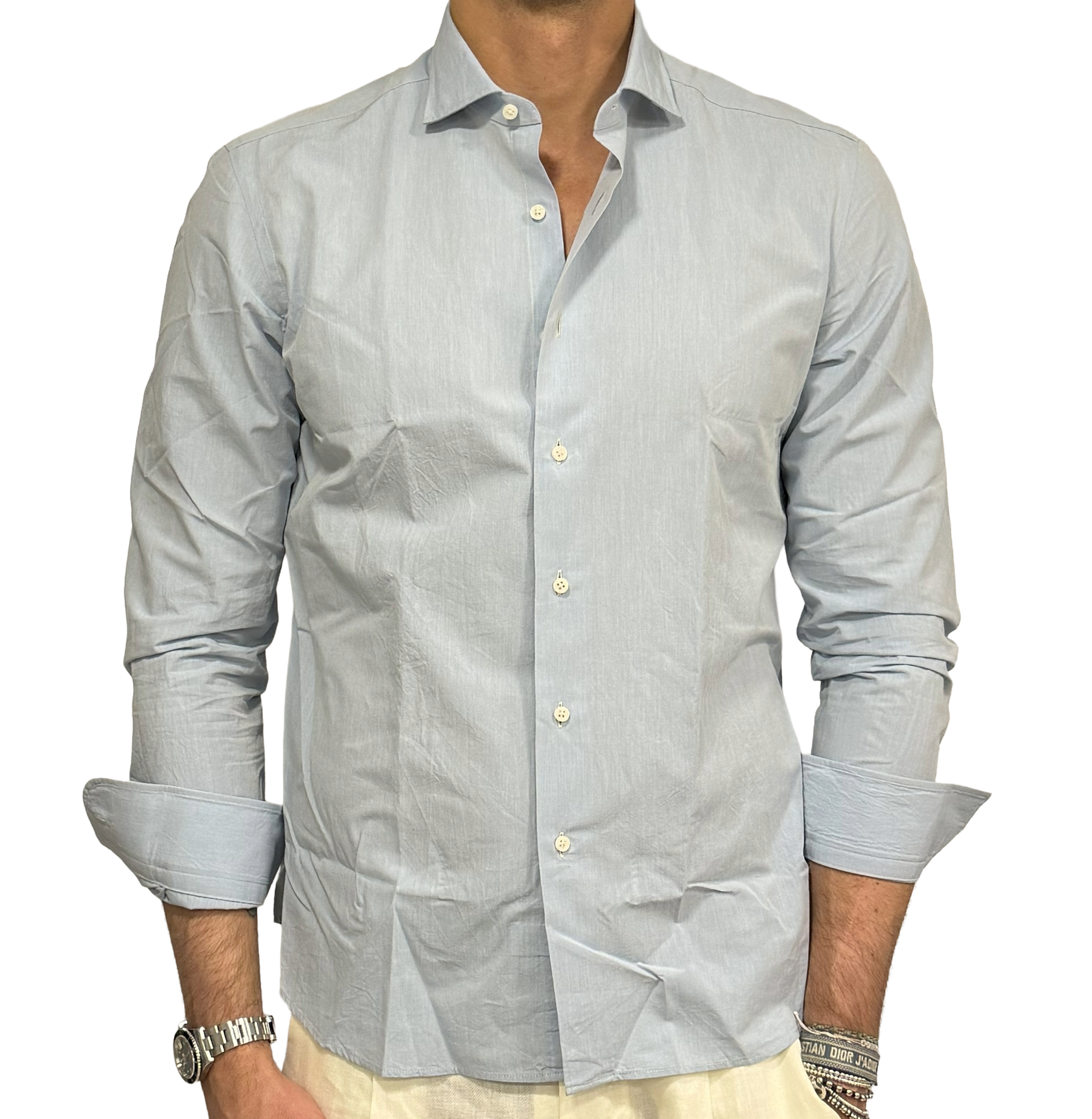 Camicia puro cotone Montedoglio