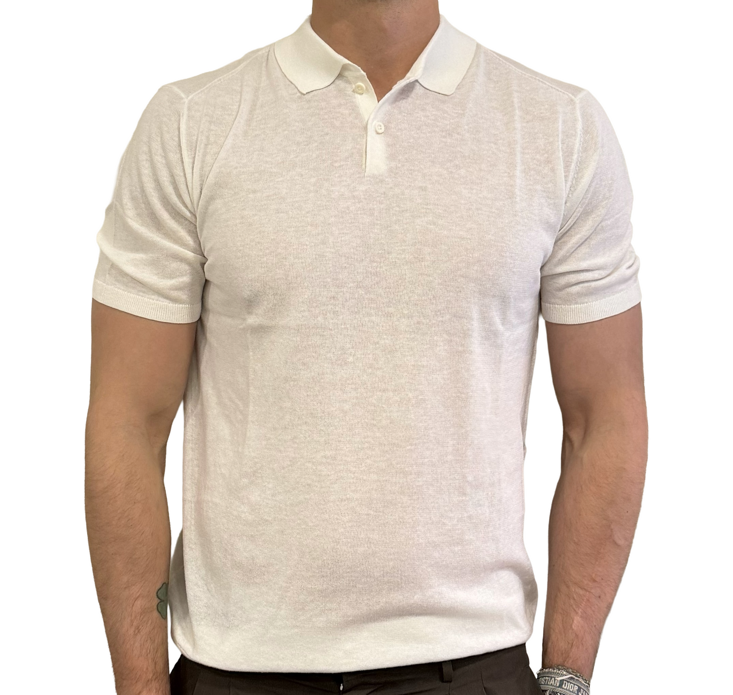 Polo in maglia puro cotone