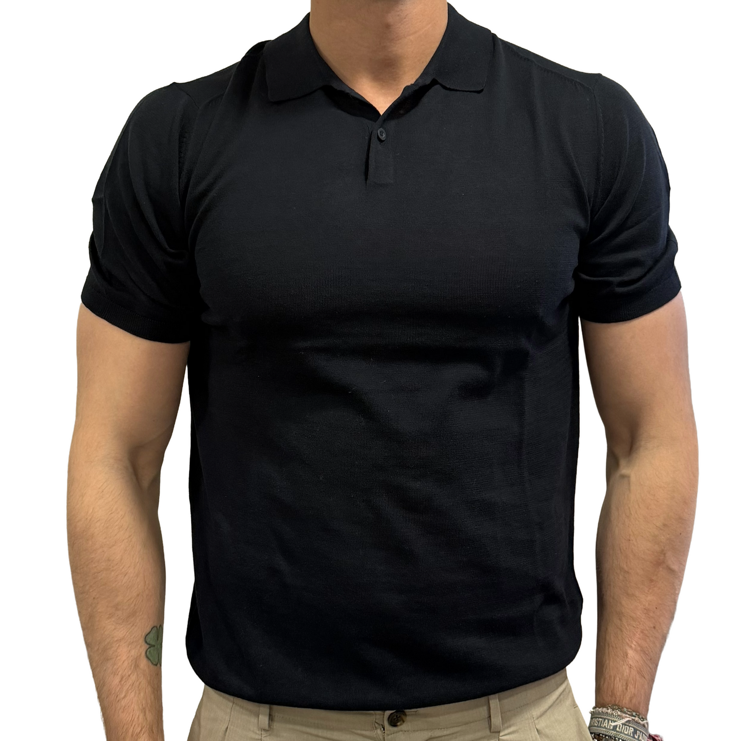 Polo in maglia puro cotone