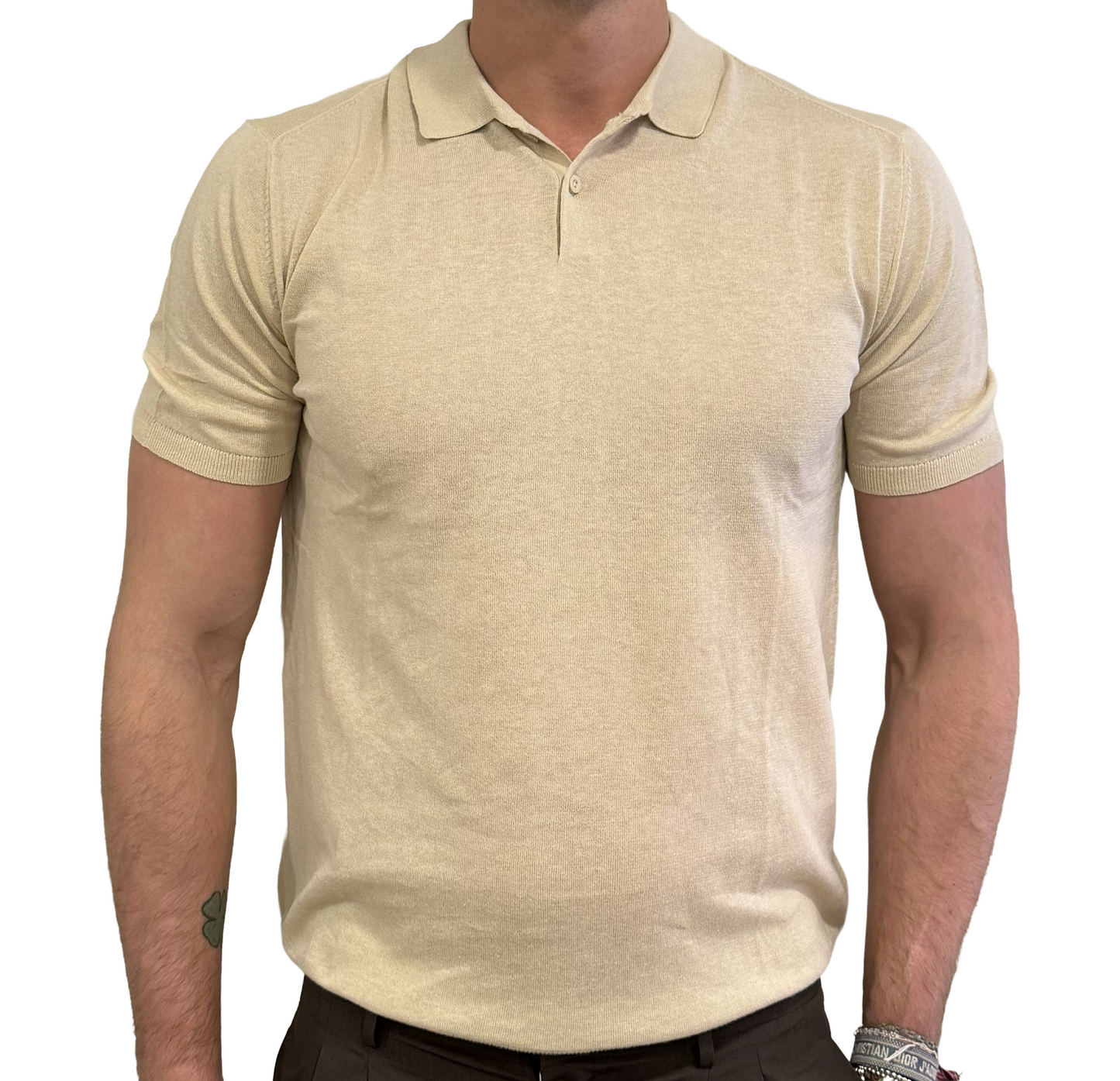 Polo in maglia puro cotone
