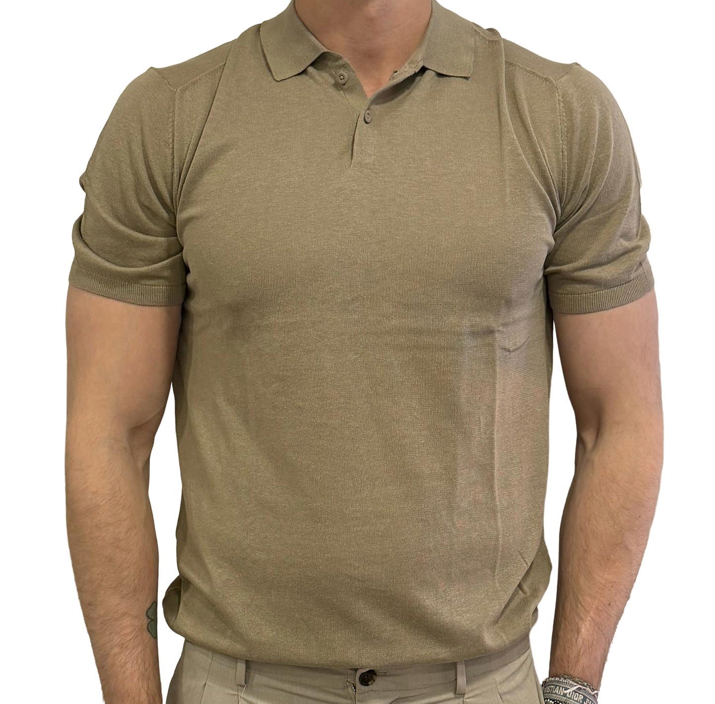 Polo in maglia puro cotone