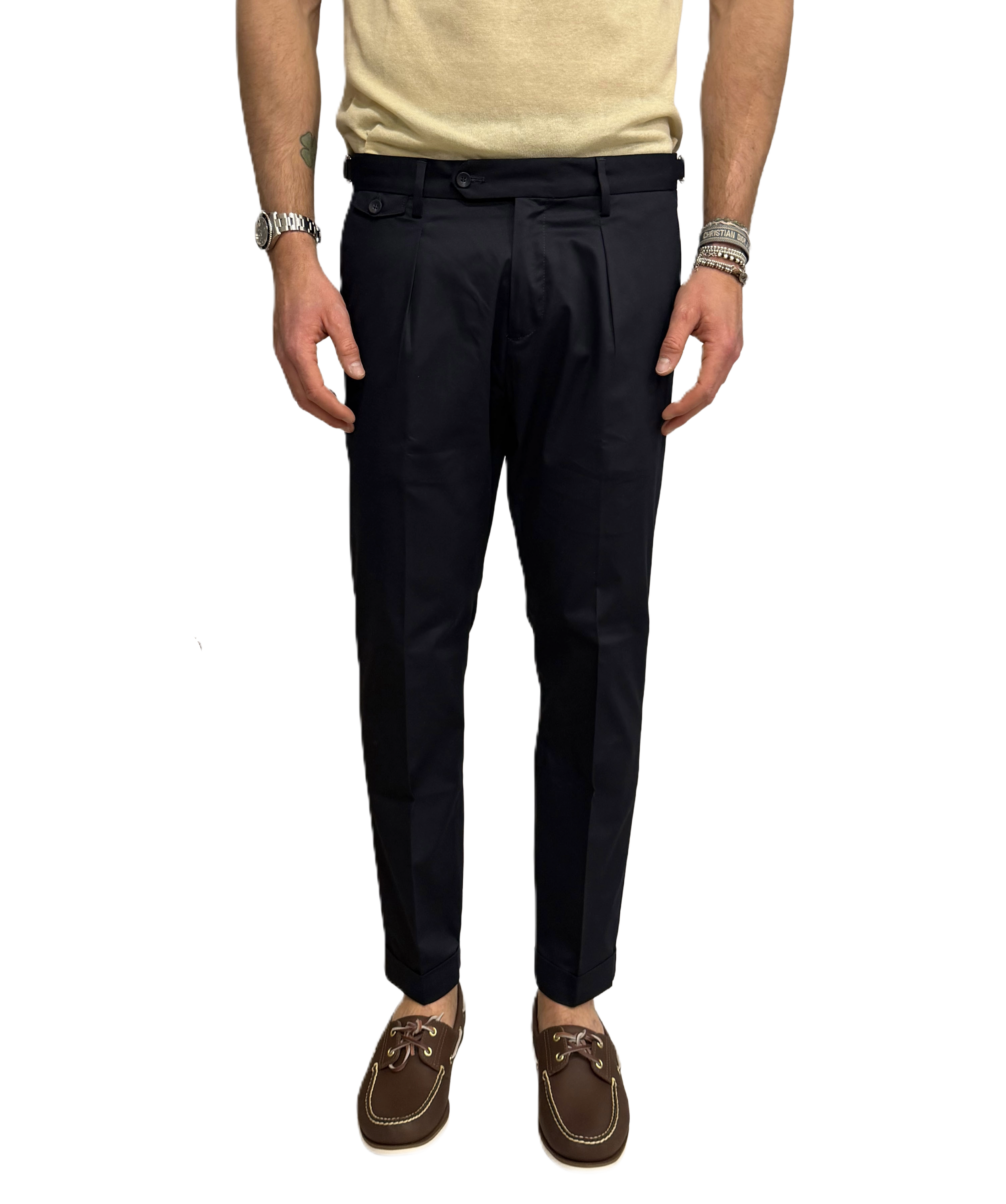Paul Miranda tailored trousers pure cotton
