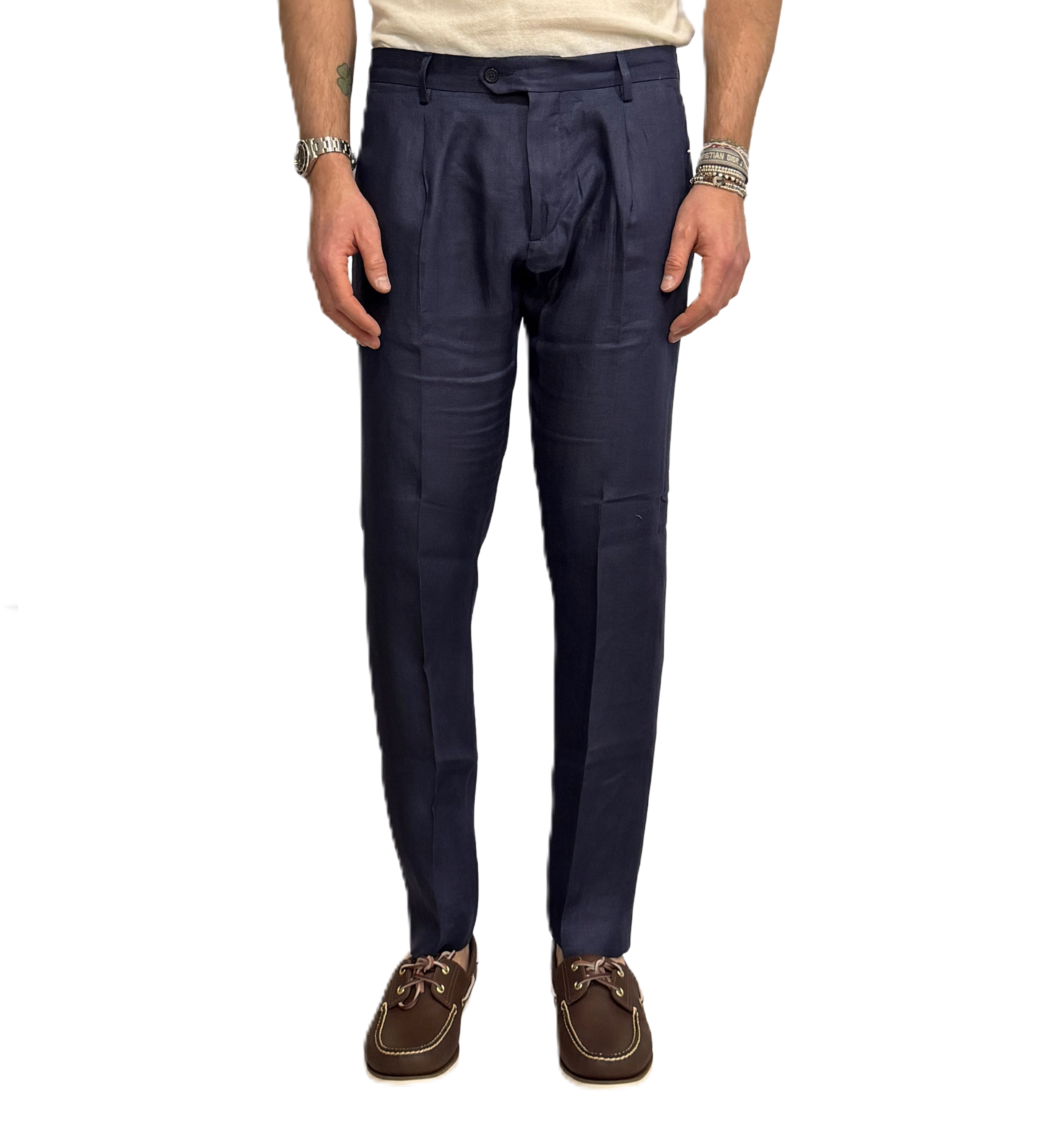 Paul Miranda pure linen trousers