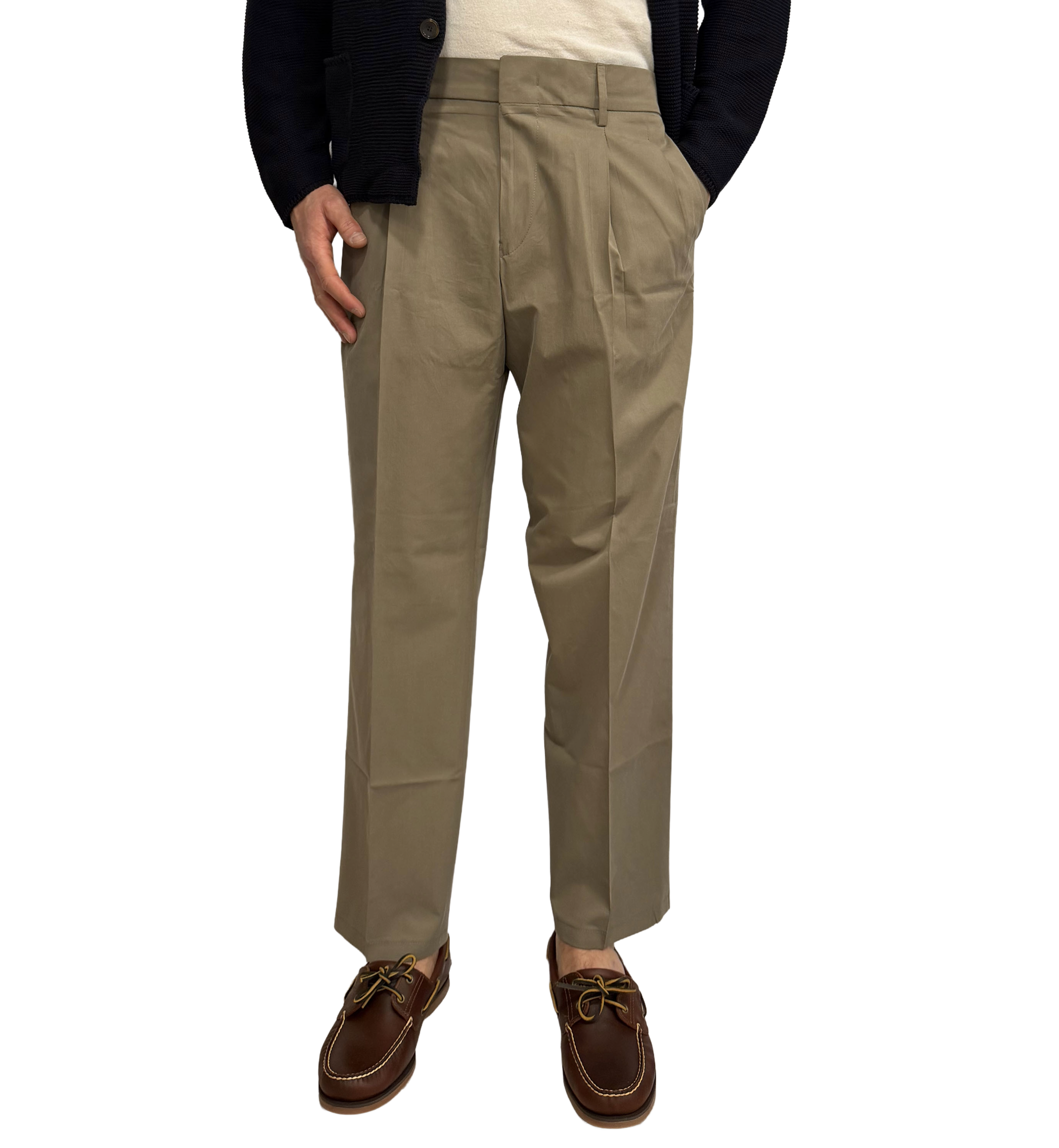 Paul Miranda cotton wide leg trousers