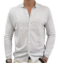 Silk and cotton polo shirt