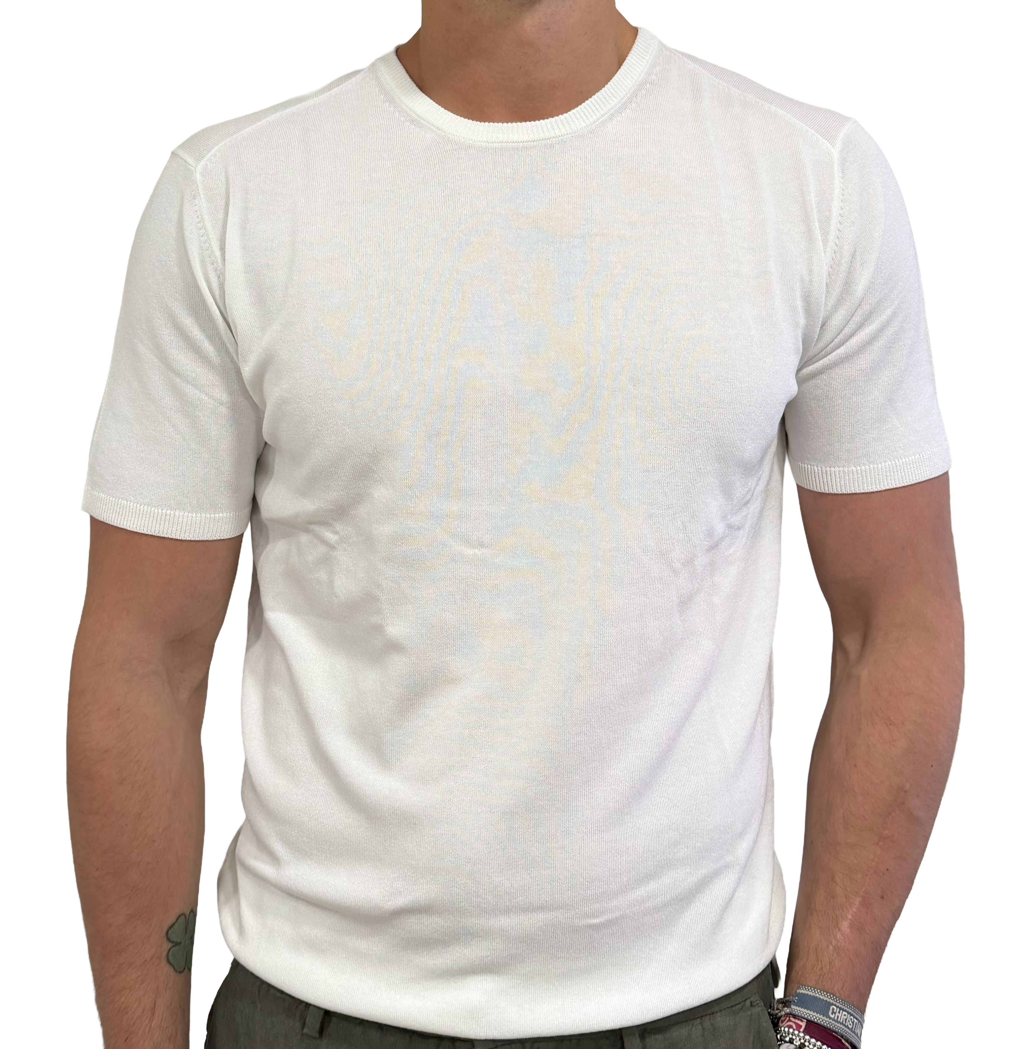 Viscose knit t-shirt