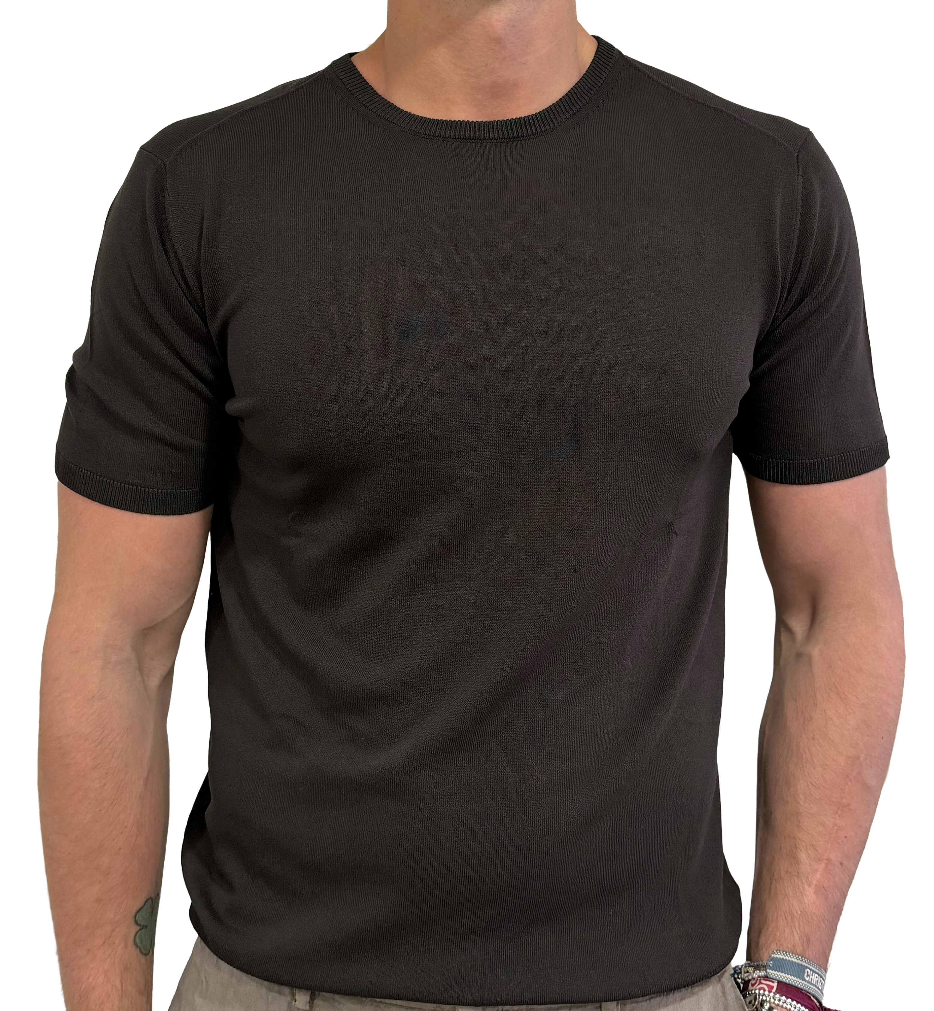 Viscose knit t-shirt