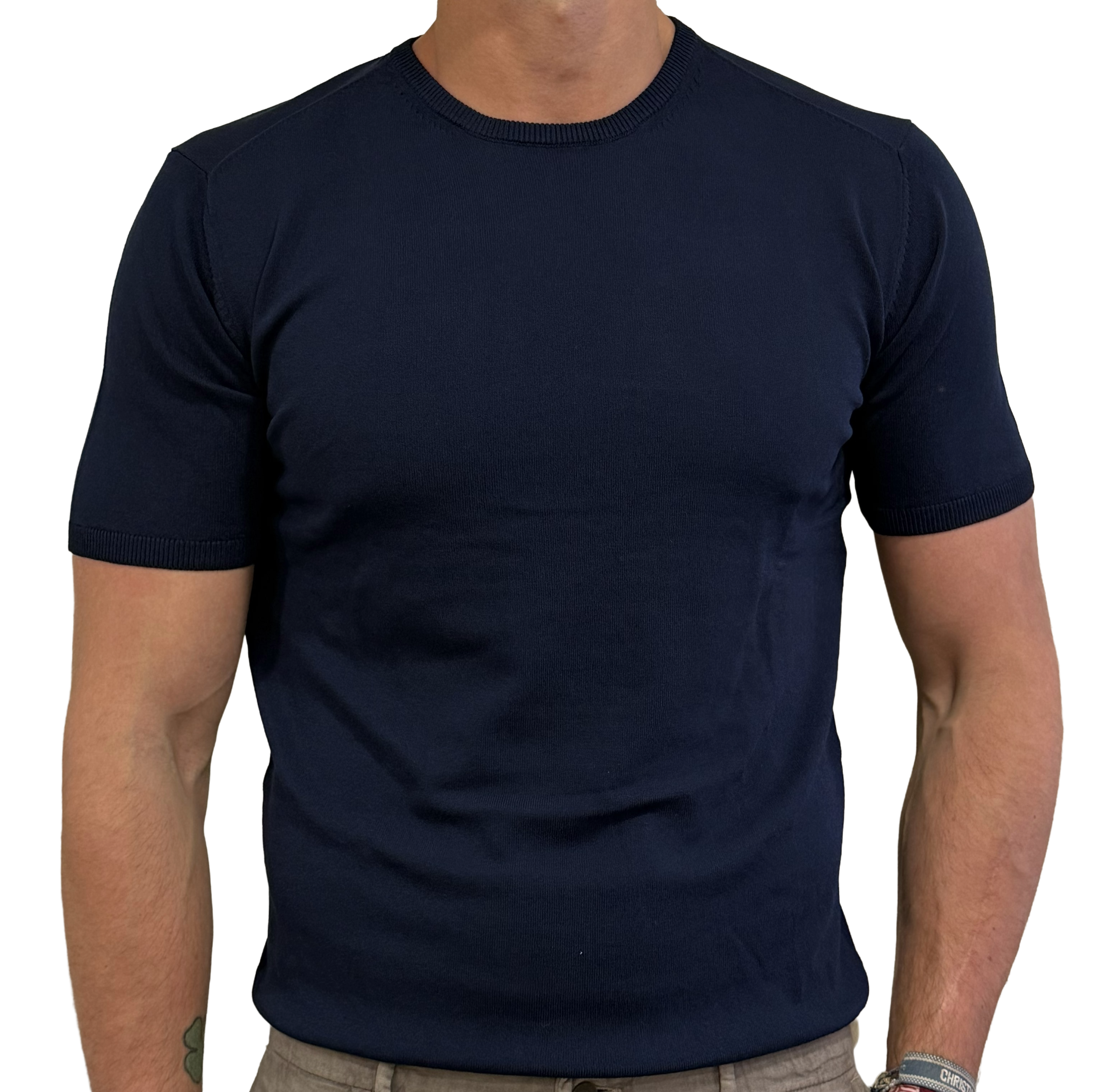 Viscose knit t-shirt