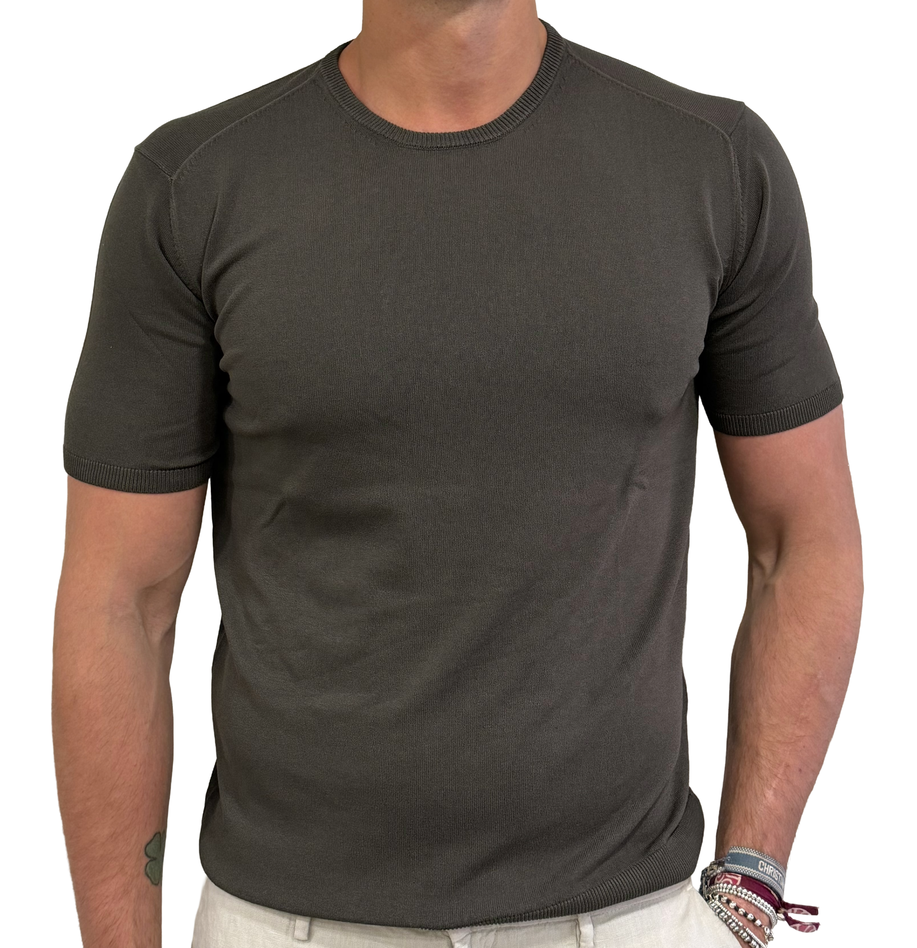 Viscose knit t-shirt