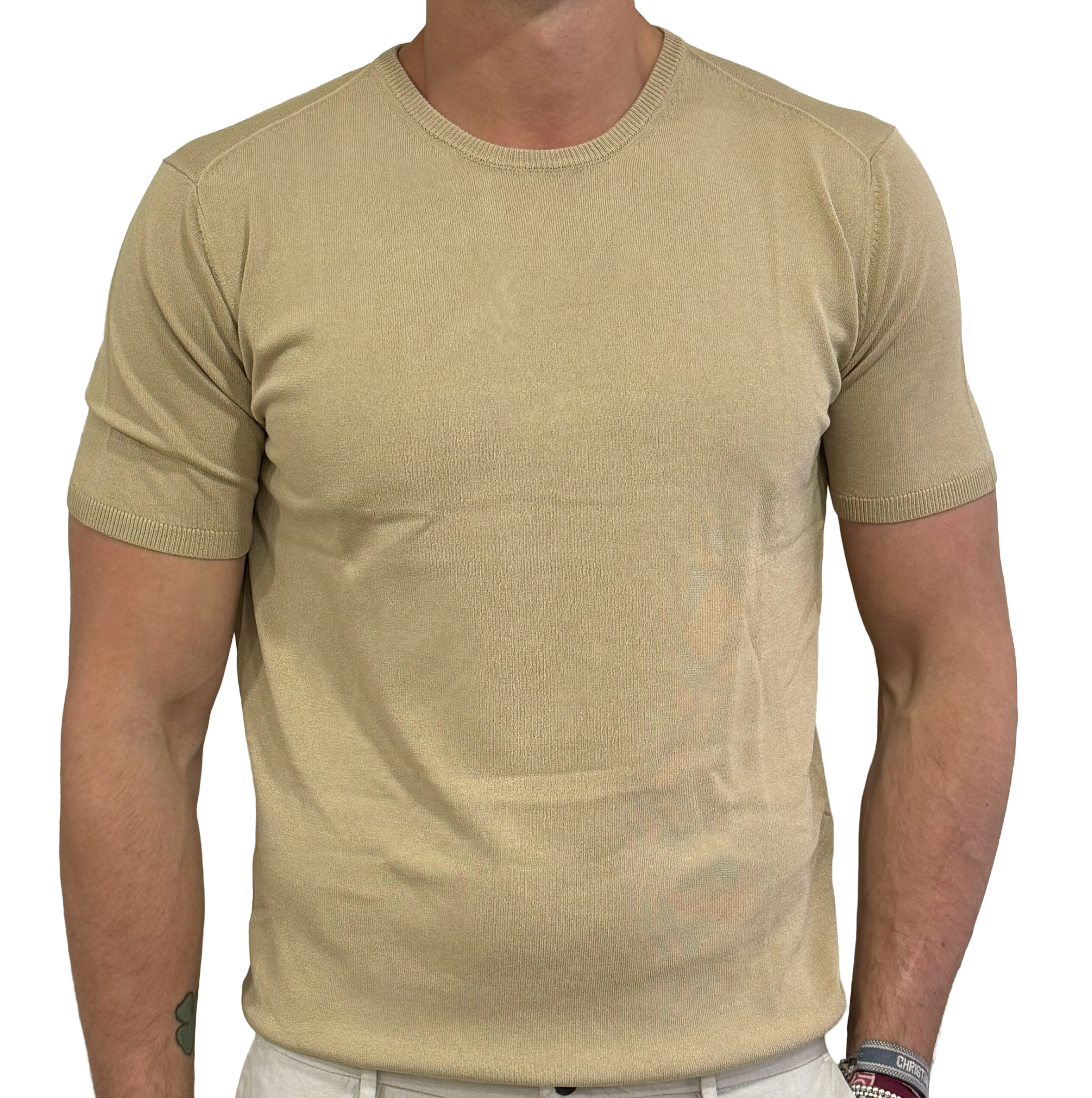 Viscose knit t-shirt