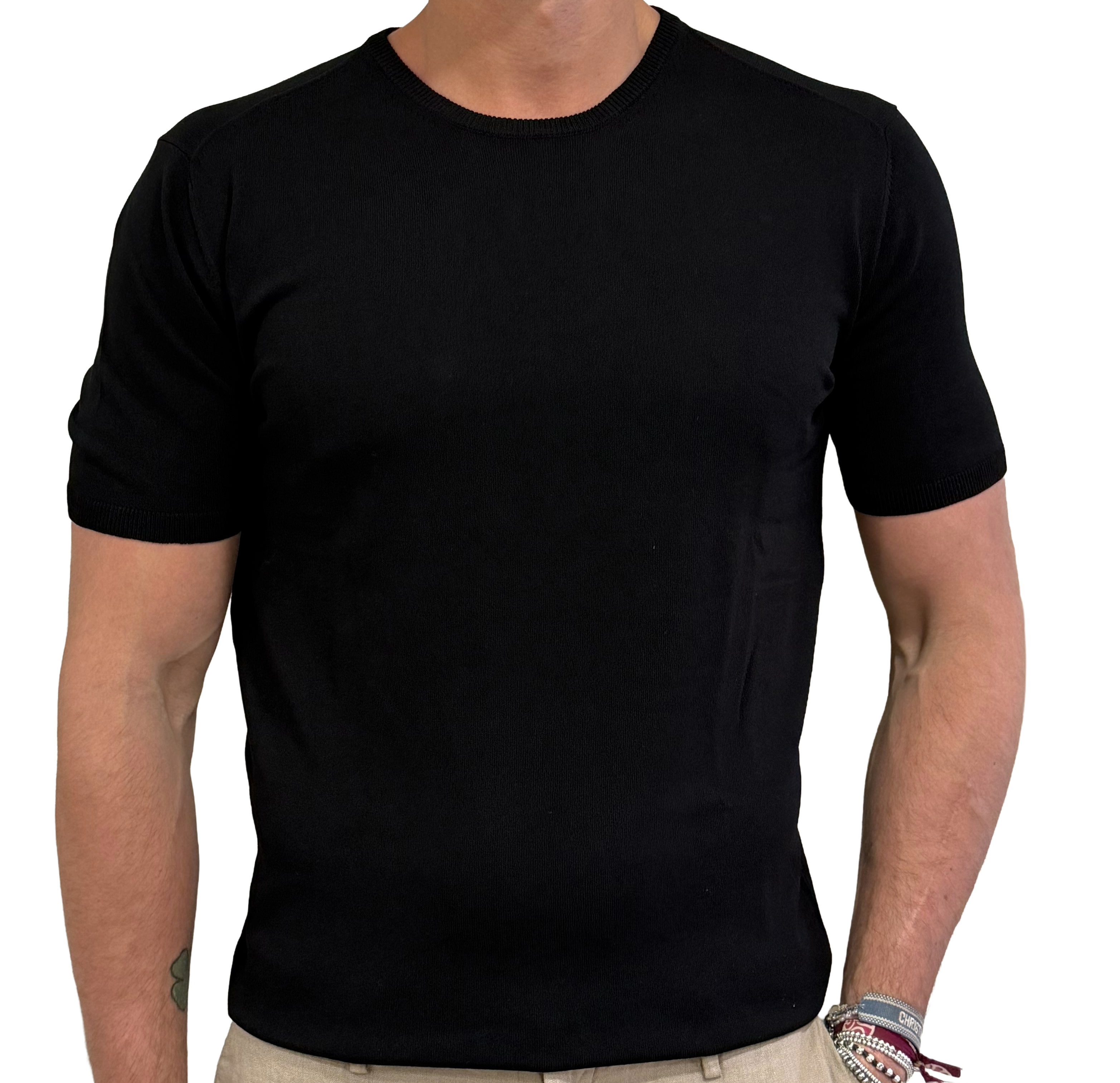 Viscose knit t-shirt