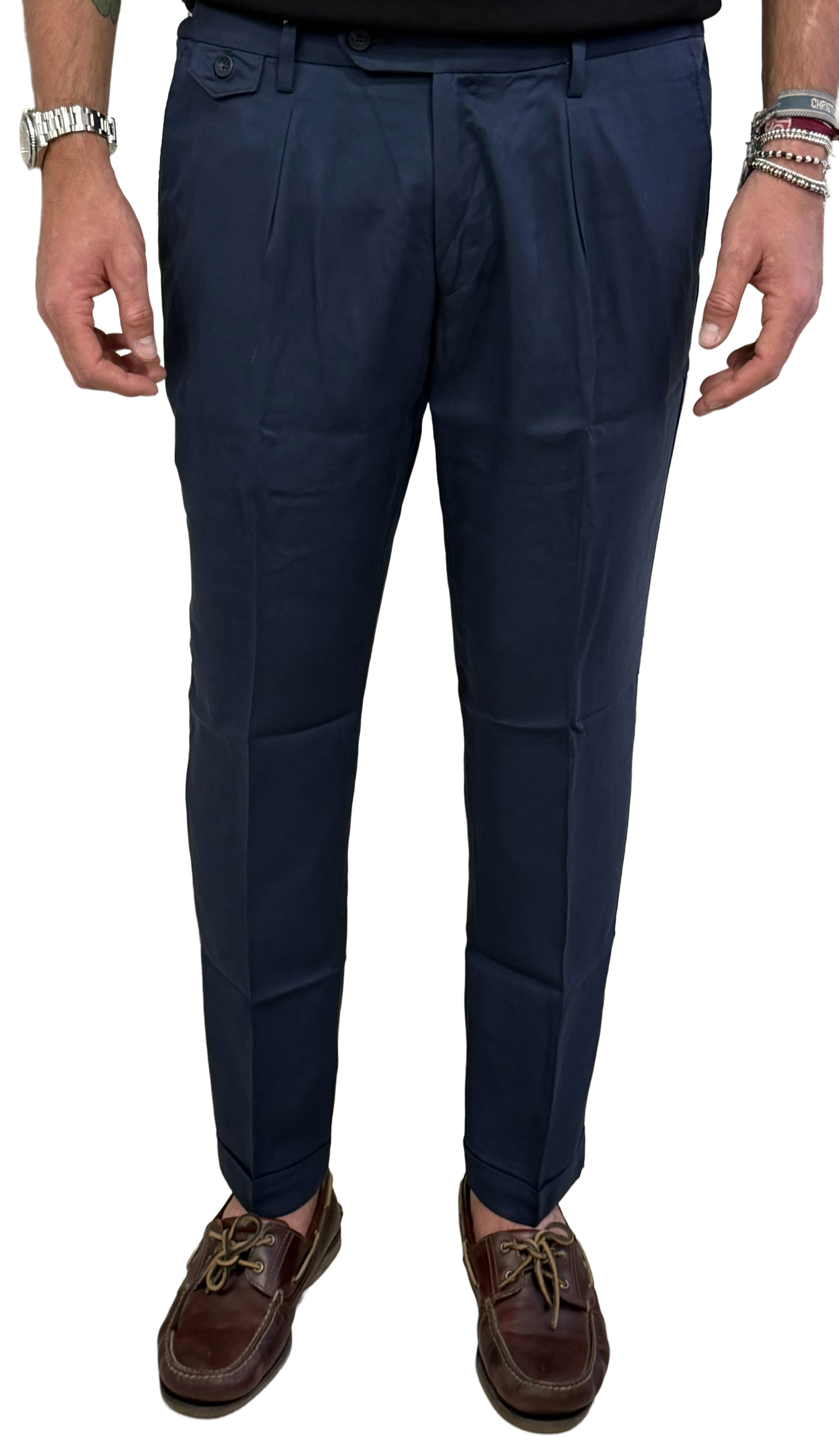 Pantalone sartoriale Paul Miranda in Lyocell