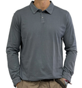 Polo camicia Homeward in jersey tre bottoni