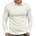 Homeward three-button jersey polo shirt