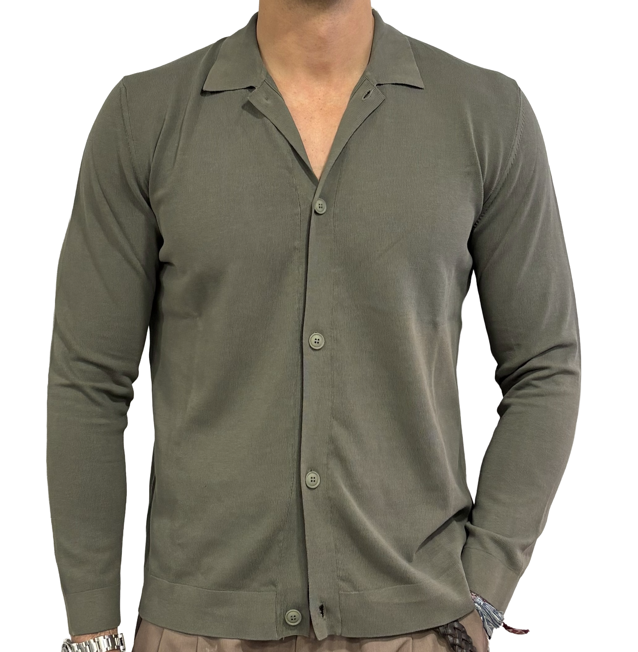 Homeward polo shirt in crepe cotton knit