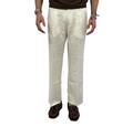 Oversized linen and cotton trousers