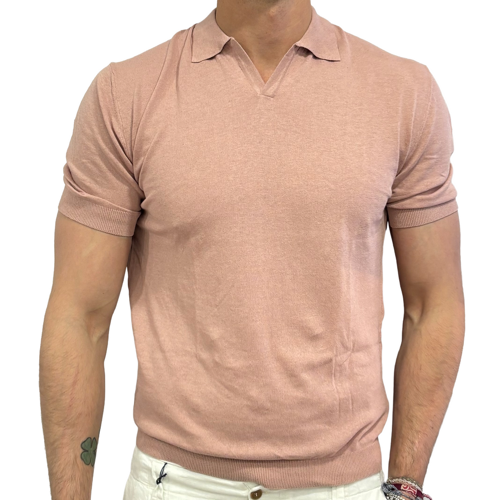 Polo in maglia lino e cotone Homeward