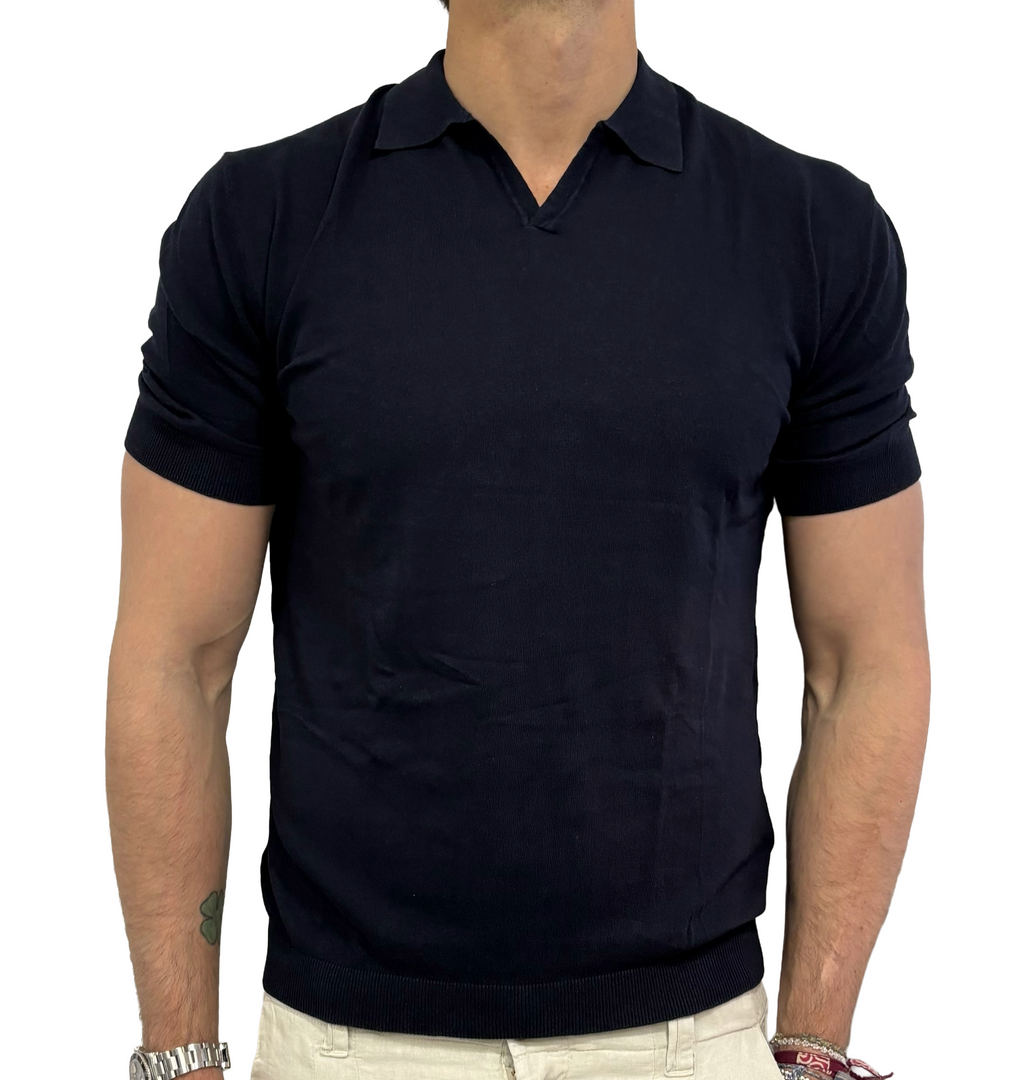 Polo in maglia lino e cotone Homeward