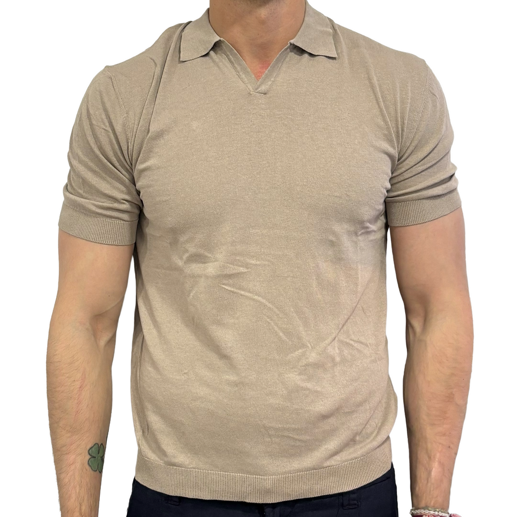 Polo in maglia lino e cotone Homeward