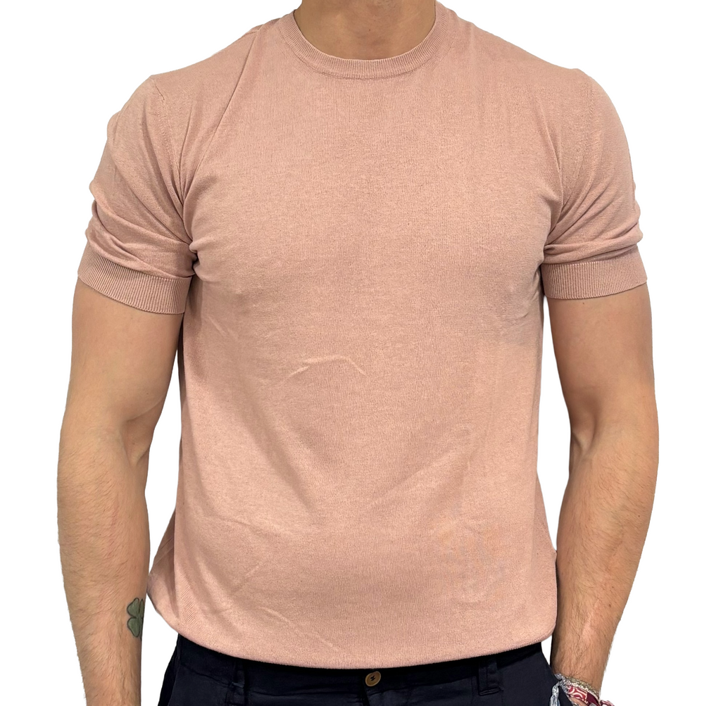 Homeward linen and cotton knit T-shirt