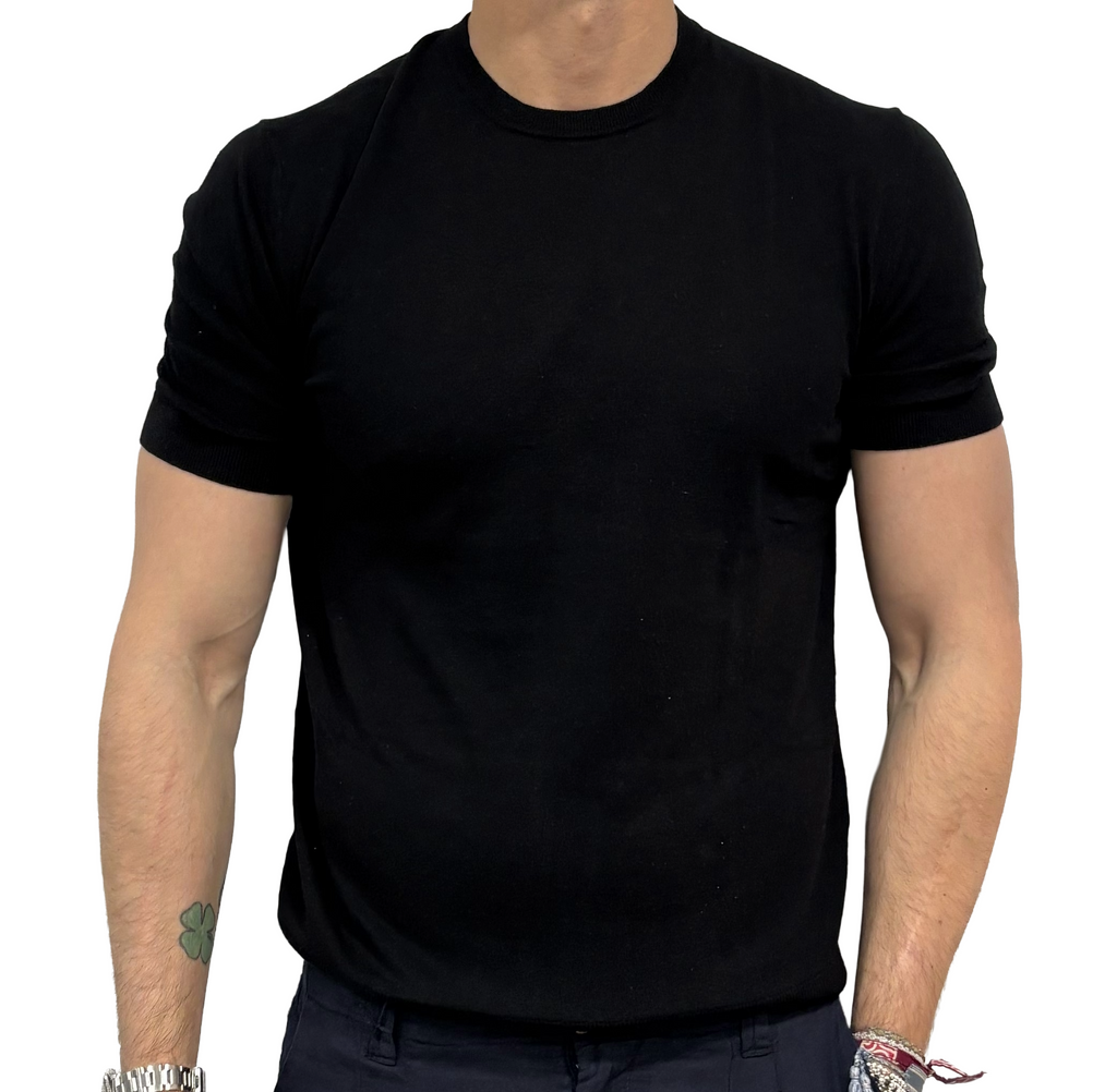 Homeward linen and cotton knit T-shirt