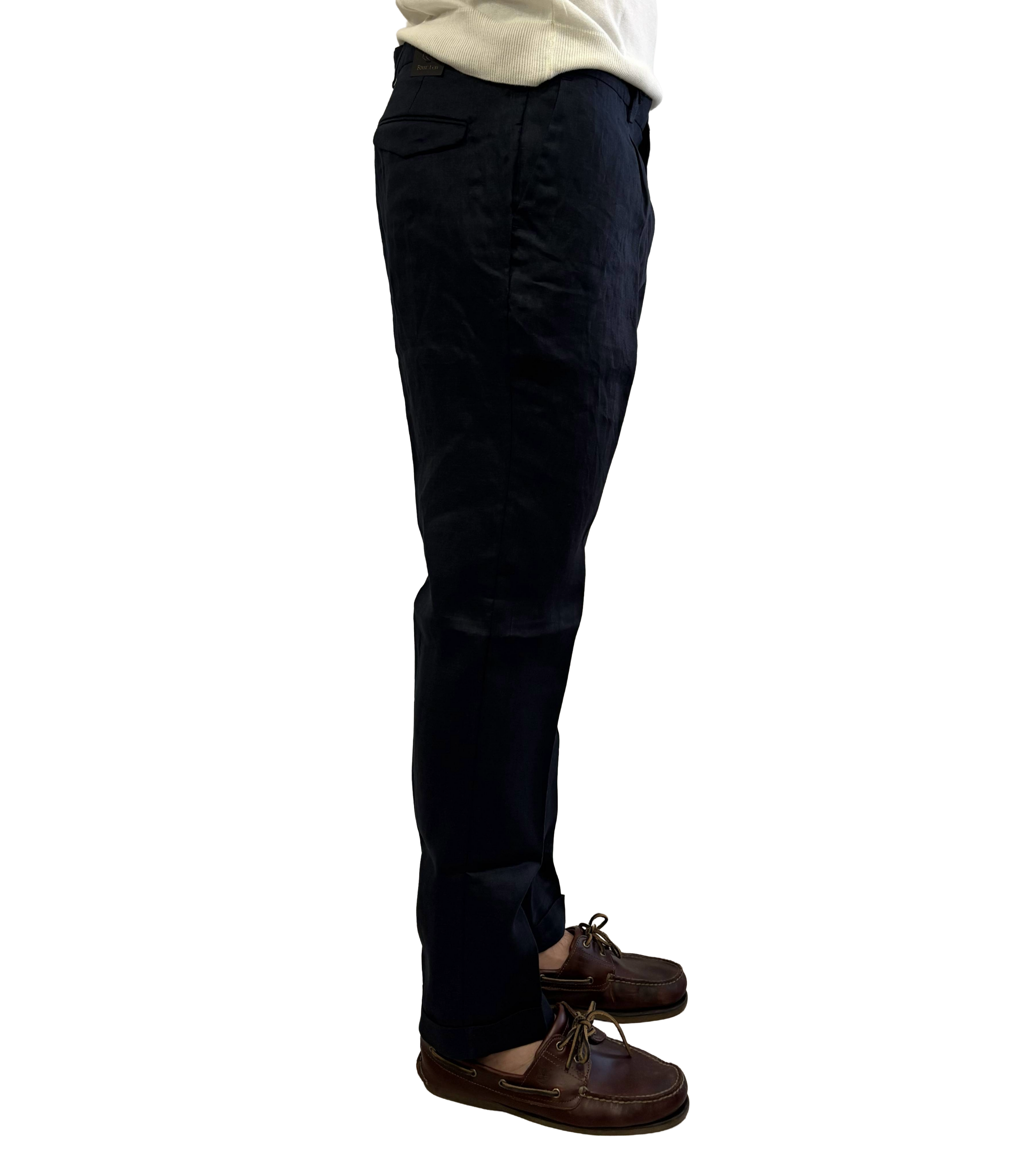 100% linen trousers