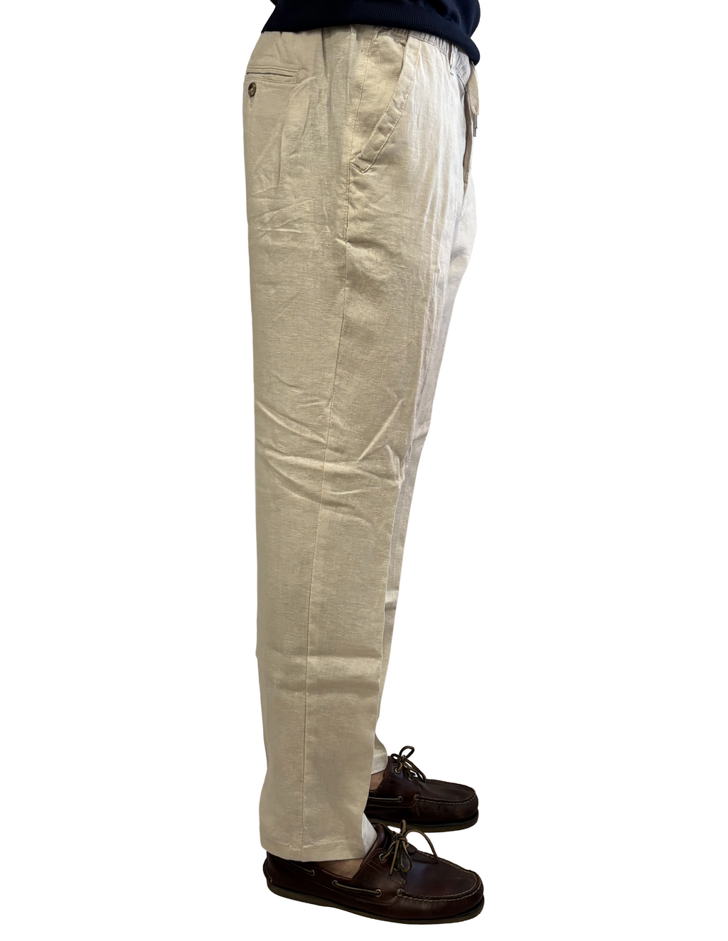 Pure linen trousers