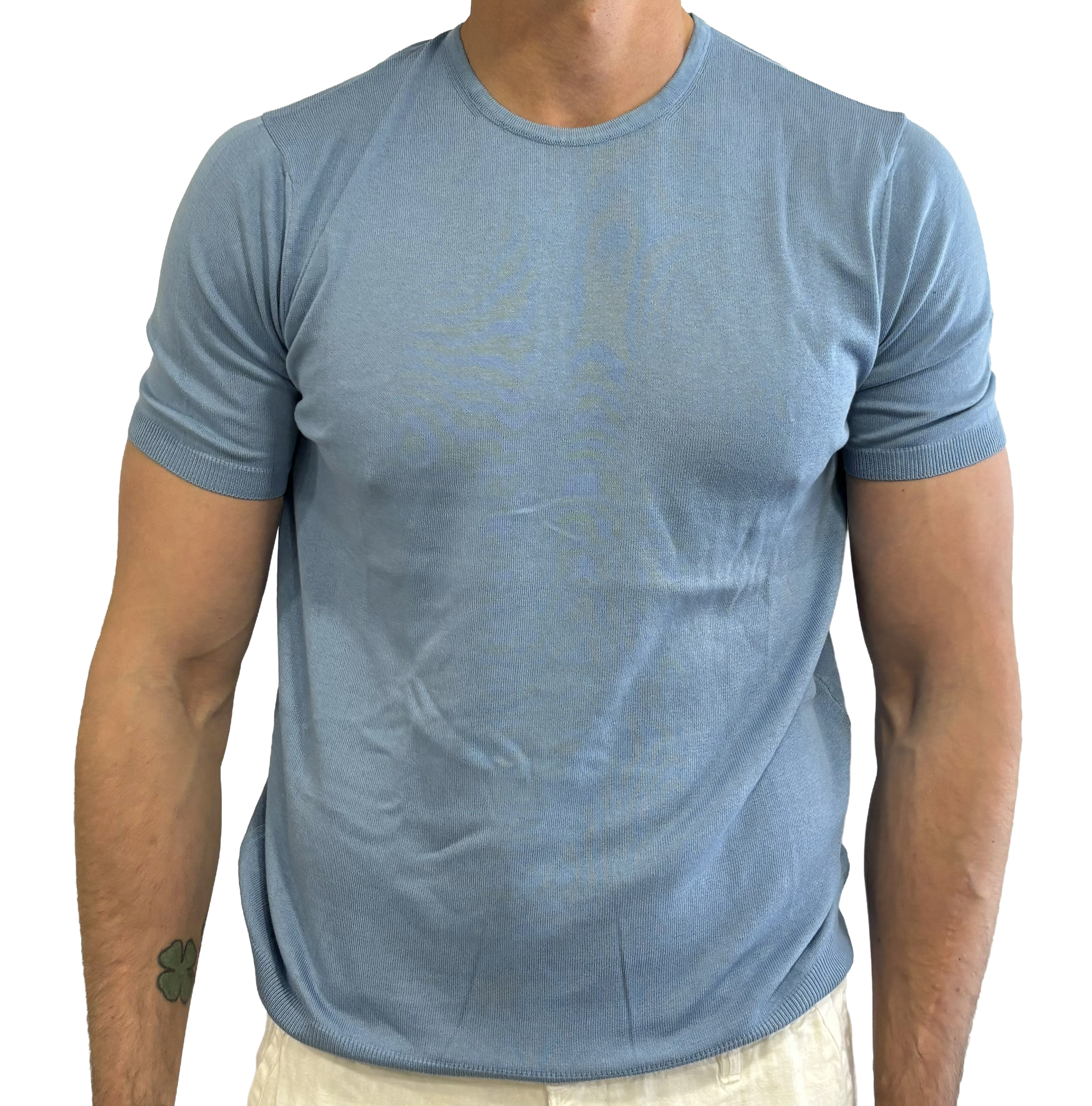 Pure cotton knitted t-shirt