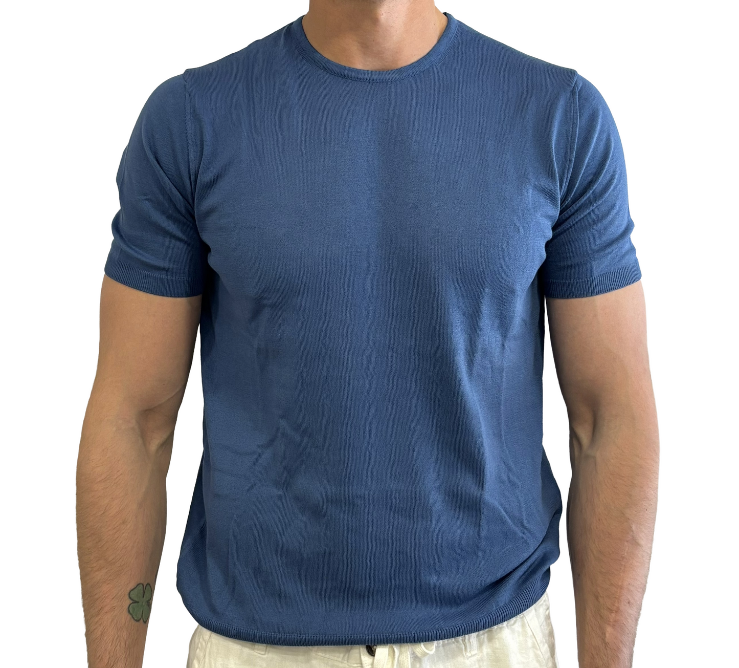 Polo puro cotone in maglia