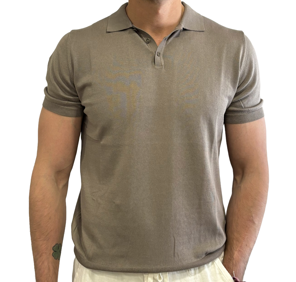 Polo puro cotone in maglia