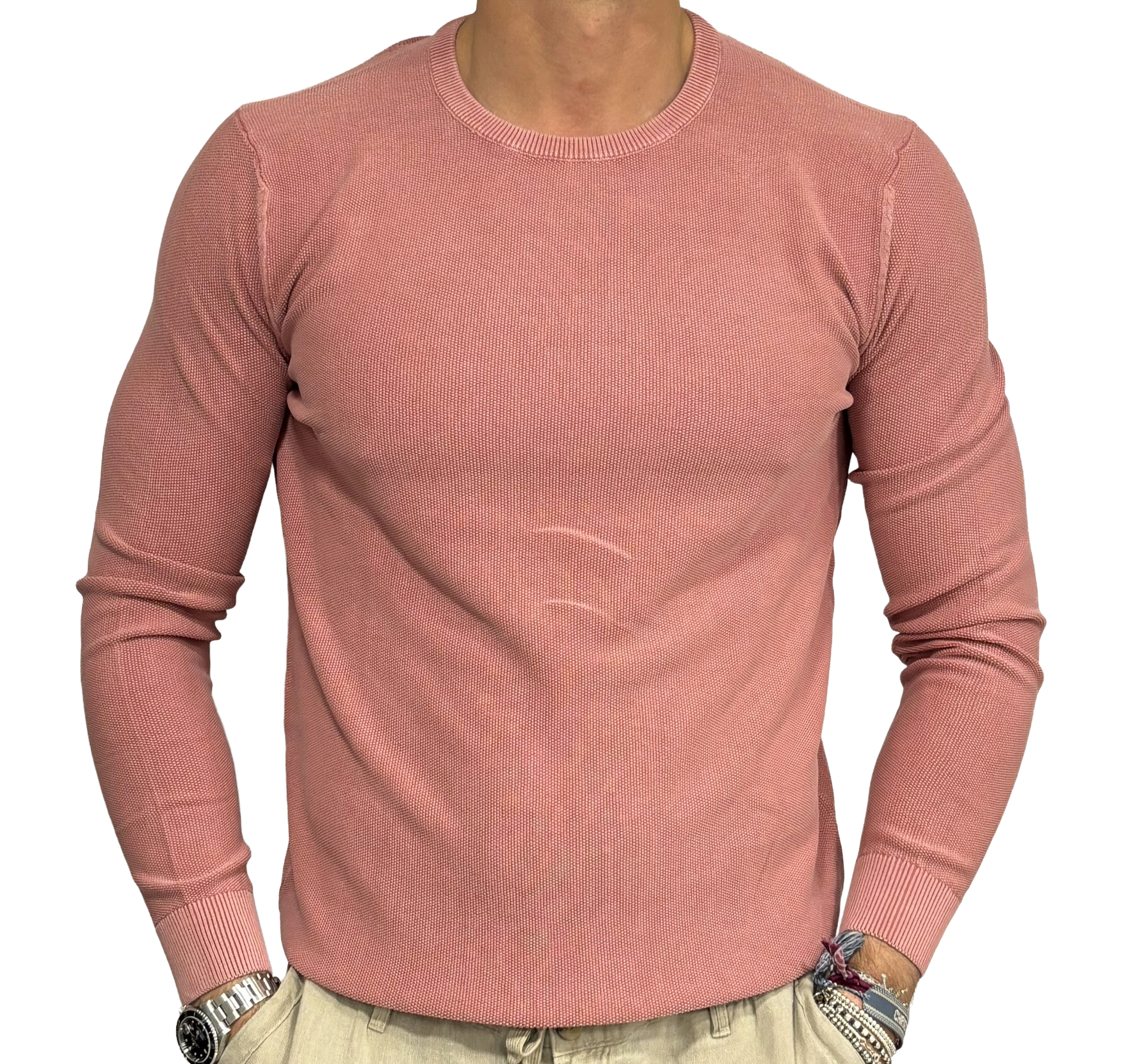 Pure cotton pique polo shirt