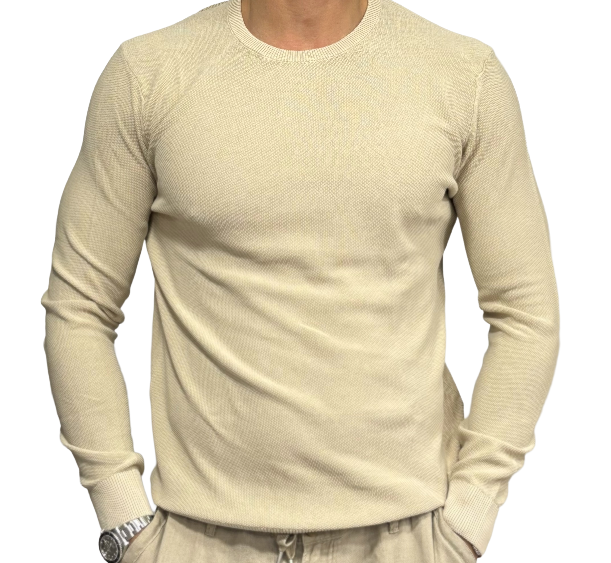 Pure cotton pique polo shirt