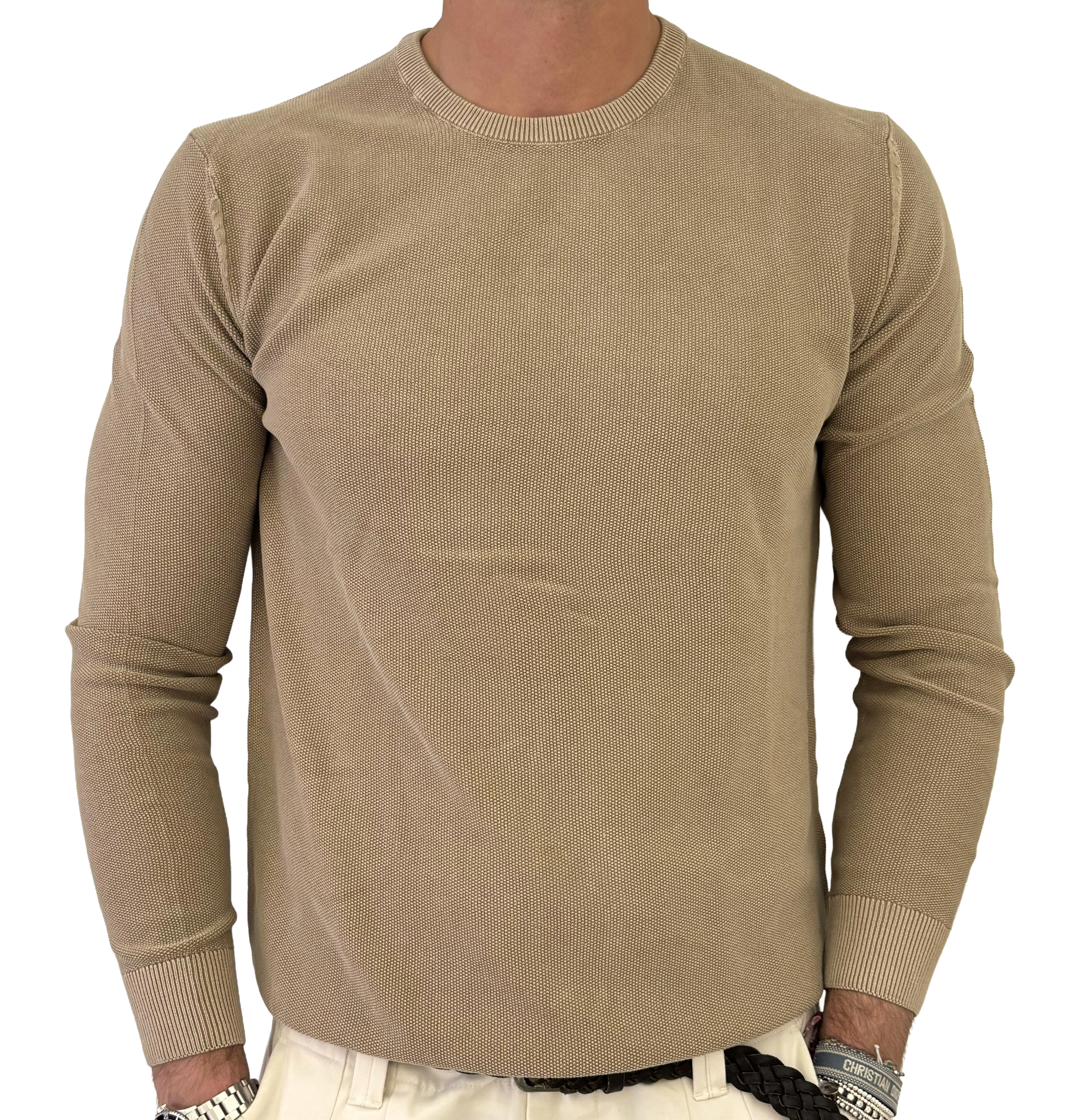 Pure cotton pique polo shirt