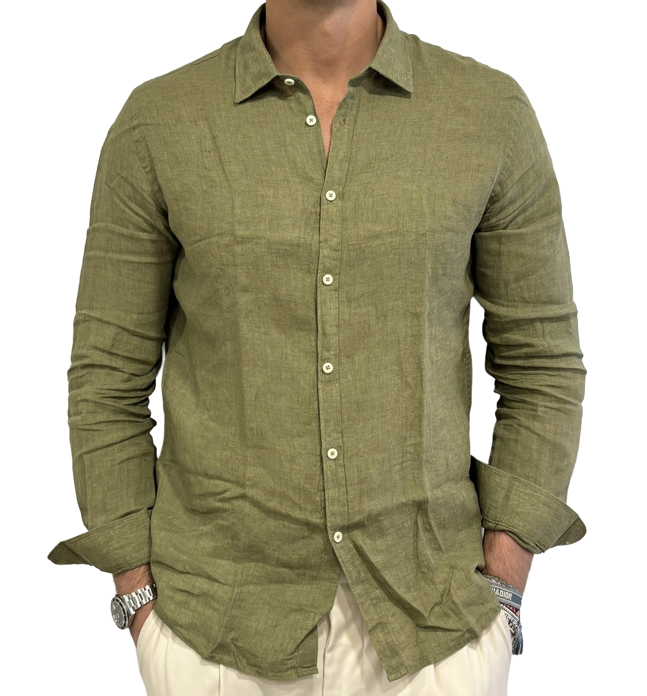 Pure linen shirt