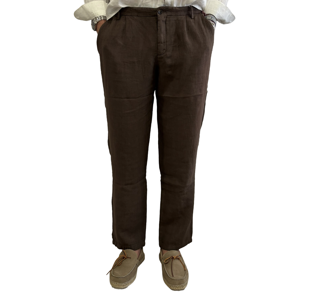Pantalone puro lino Yan Simmon