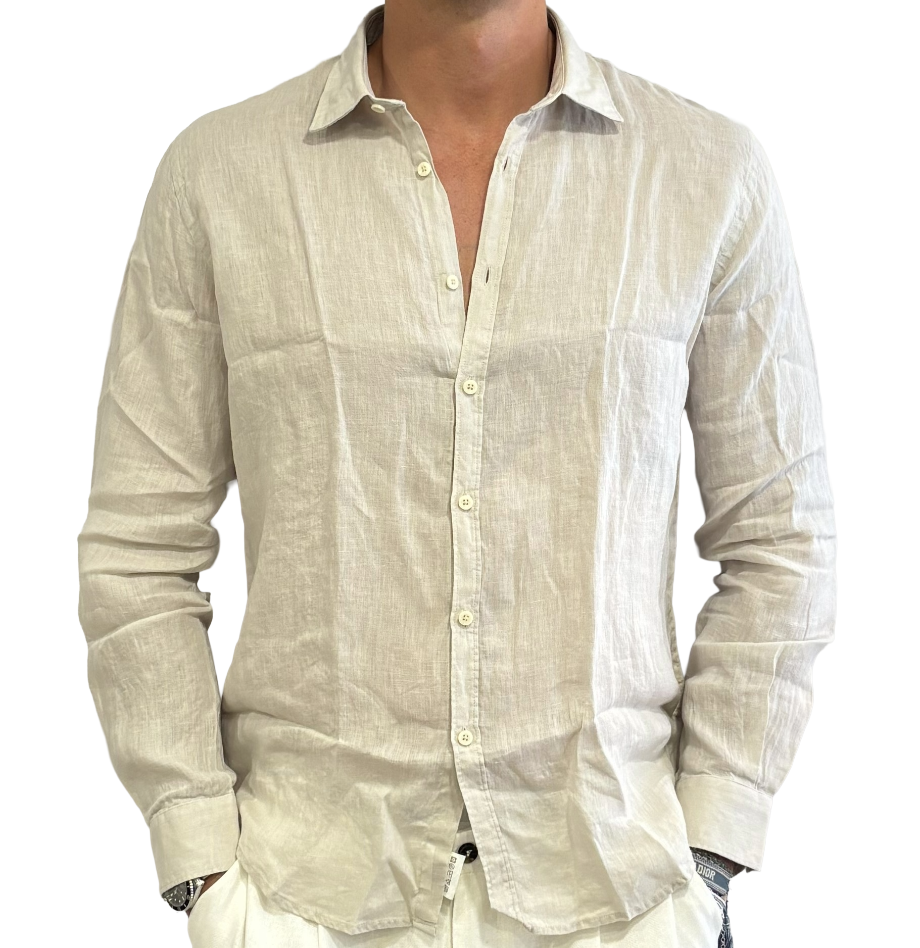 Pure linen shirt