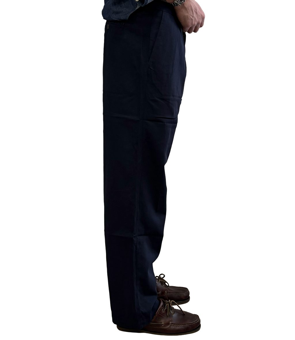 Yan Simmon oversized linen and cotton trousers