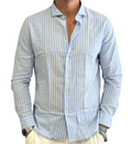 Camicia lino e cotone
