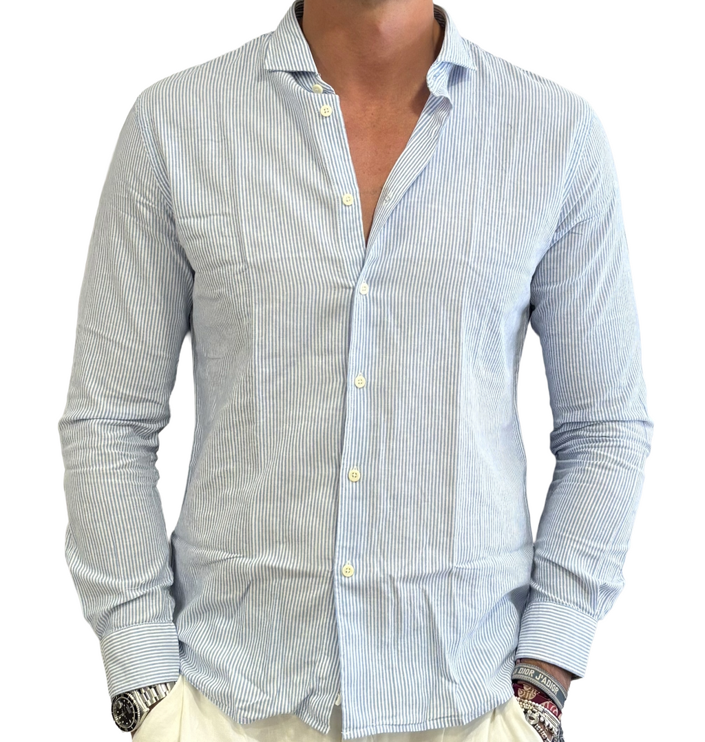 Camicia lino e cotone