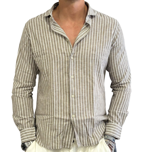 Linen and cotton shirt